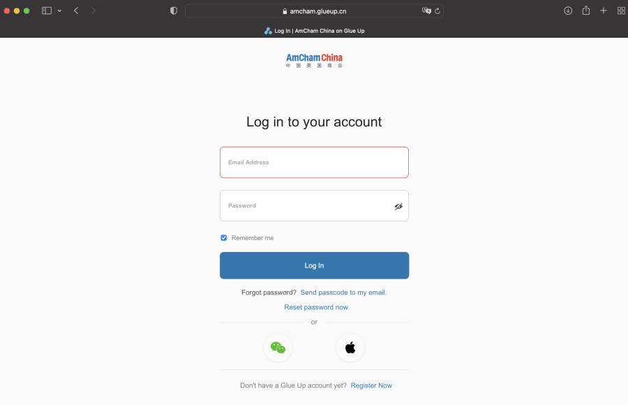 Log in to your account Log in to your account